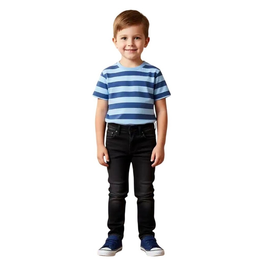 Levis Boys 511 Slim Flex Stretch Jeans Black Size 7 Regular NWT - Picture 2 of 12